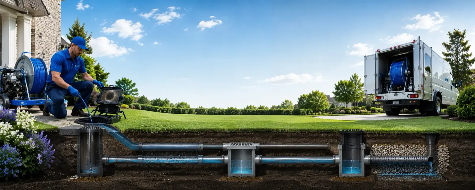 Outdoor drain cleaning information for Benge, WA